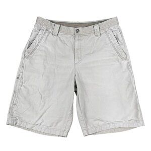 Columbia Omni-Shield Beige Cargo Shorts Sz 34
